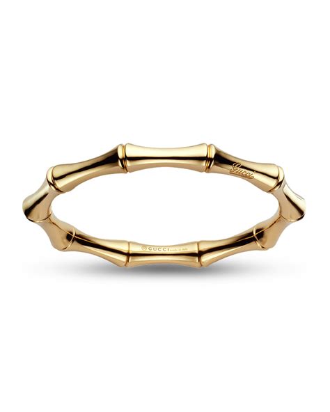 gucci bamboo 18k bangle